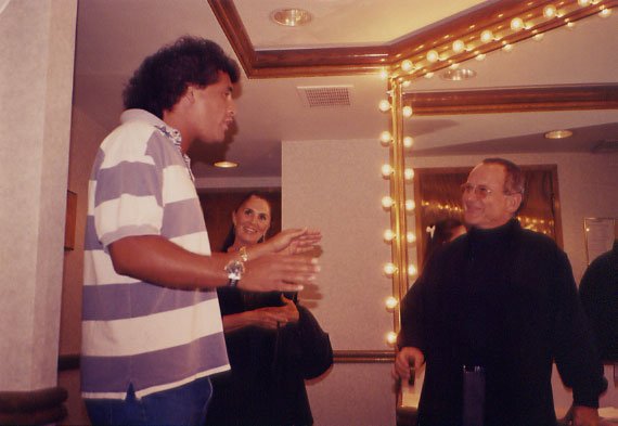 Stu Moss making Joe Pesci laugh