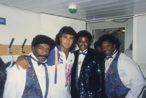 Stu Moss with Herb Reed and the Platters