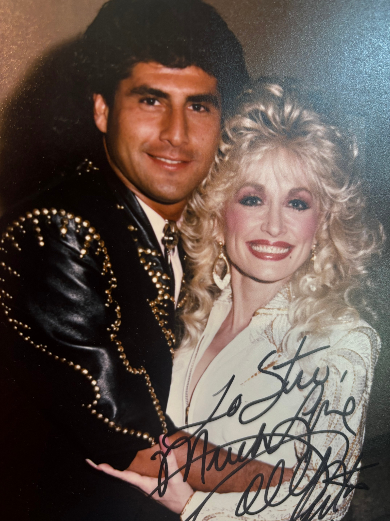 Stu Moss with Dolly Parton